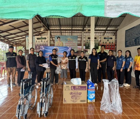 กองทุนหลักประกันสุขภาพองค์การบริหารส่วนตำบลทุ่งนางโอก มอบกายอุปกรณ์และผ้าอ้อม ผู้สูงอายุที่มีภาวะพึ่งพิงและบุคคลอื่นที่มีภาวะพึ่งพิงในพื้นที่ตำบลทุ่งนางโอก ประจำปีงบประมาณ 2569