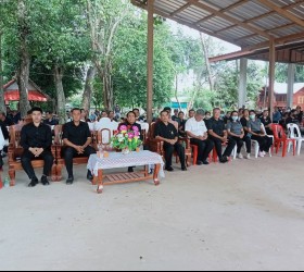 ร่วมงานฌาปนกิจศพของ นายสมชาย เภชัตเวท บ้านทุ่งนางโอก ม.1